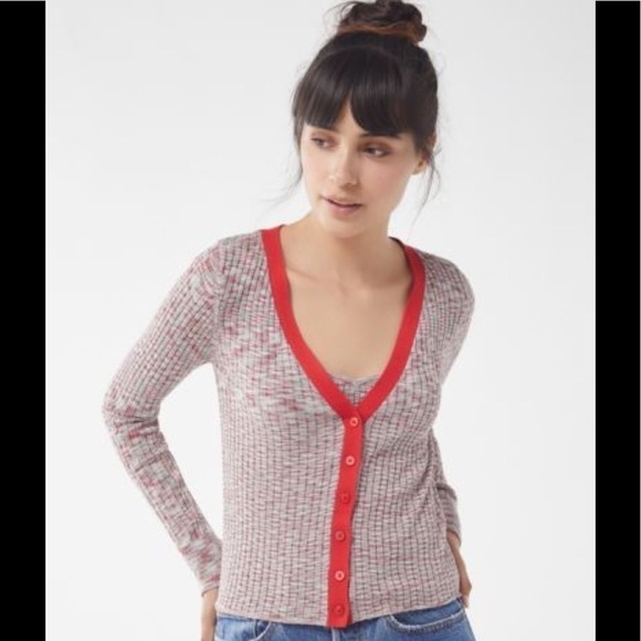 Urban Outfitter Lucky Knit Cardigan Christmas Sweater - Picture 4 of 11